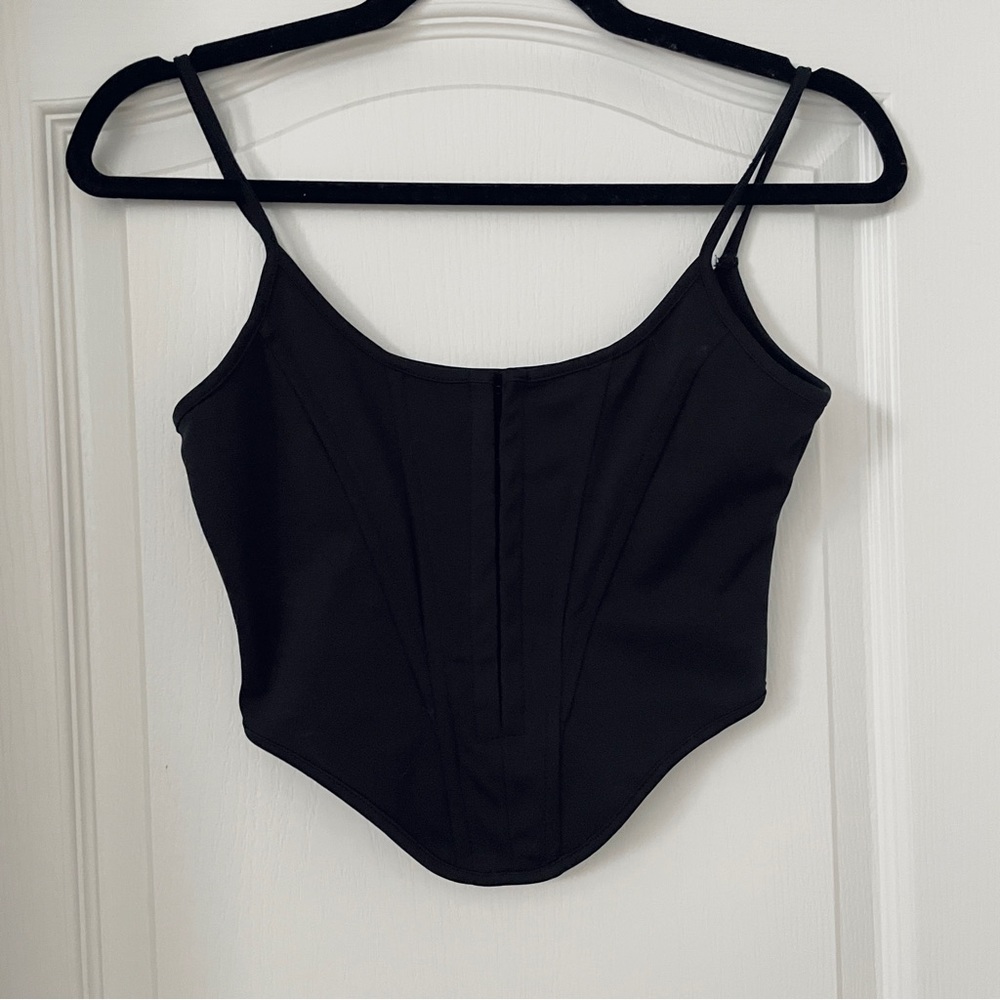 [NWOT] Black Corset Top